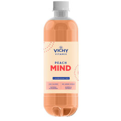 Газированный безалкогольный напиток Vichy Vitamix Персик Mind, 0.5 л цена и информация | Прохладительные напитки | kaup24.ee