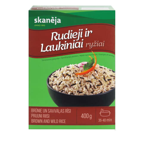 Pruun riis Skanėja, 400 g цена и информация | Kuivained, tangud, riis | kaup24.ee