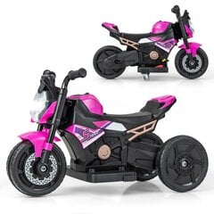 Детский электромотоцикл Costway,розовый цена и информация | Электромобили для детей | kaup24.ee