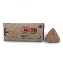 Viirukipüramiidid Geometria Sandalo, Sagrade Madre, Argentina, 4 tk hind ja info | Kodulõhnastajad | kaup24.ee