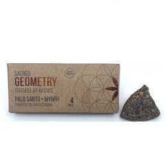Viirukipüramiidid Geometria Palo Santo-Myrrh, Sagrade Madre, Argentina, 4 tk hind ja info | Kodulõhnastajad | kaup24.ee