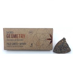 Пирамиды благовоний Geometria Palo Santo-Myrr, Саграде-Мадре, Аргентина, 4 шт. цена и информация | Домашние ароматы с палочками | kaup24.ee