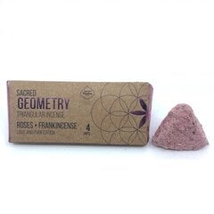 Viirukipüramiidid Geometria Roses-Frankincense, Sagrade Madre, Argentina, 4 tk hind ja info | Kodulõhnastajad | kaup24.ee