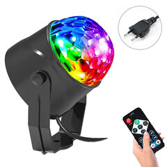 Disco Ball RGB LED with remote control цена и информация | Праздничные декорации | kaup24.ee