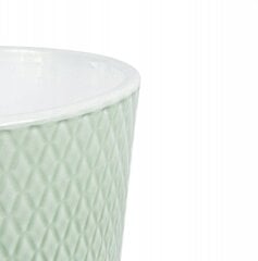 Цветочный горшок Griebling 15 x 13 см керамический, зеленый цена и информация | Вазоны | kaup24.ee