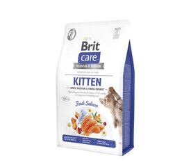 Brit Care Cat GF Kitten Gentle Digestion&Strong Immunity сухой корм для кошек, 7 кг. цена и информация | Сухой корм для кошек | kaup24.ee