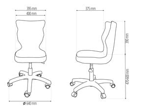 Lastetool Entelo Petit White Visto, sinine hind ja info | Kontoritoolid | kaup24.ee