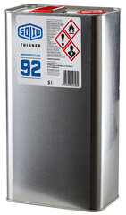 Epoksüvaigu lahjendaja Solid Thinner 92, 5L hind ja info | Värvid | kaup24.ee