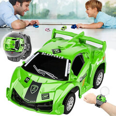 Радиоуправляемая машинка с часовым управлением Brio (зеленая) цена и информация | Игрушки для мальчиков | kaup24.ee