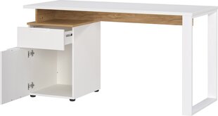 Письменный стол 5999, белый/коричневый цена и информация | Компьютерные, письменные столы | kaup24.ee