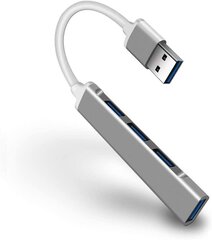 Концентратор USB 3.0, 4-портовый USB-концентратор цена и информация | Адаптеры и USB-hub | kaup24.ee