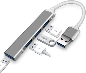 Концентратор USB 3.0, 4-портовый USB-концентратор цена и информация | Адаптеры и USB-hub | kaup24.ee