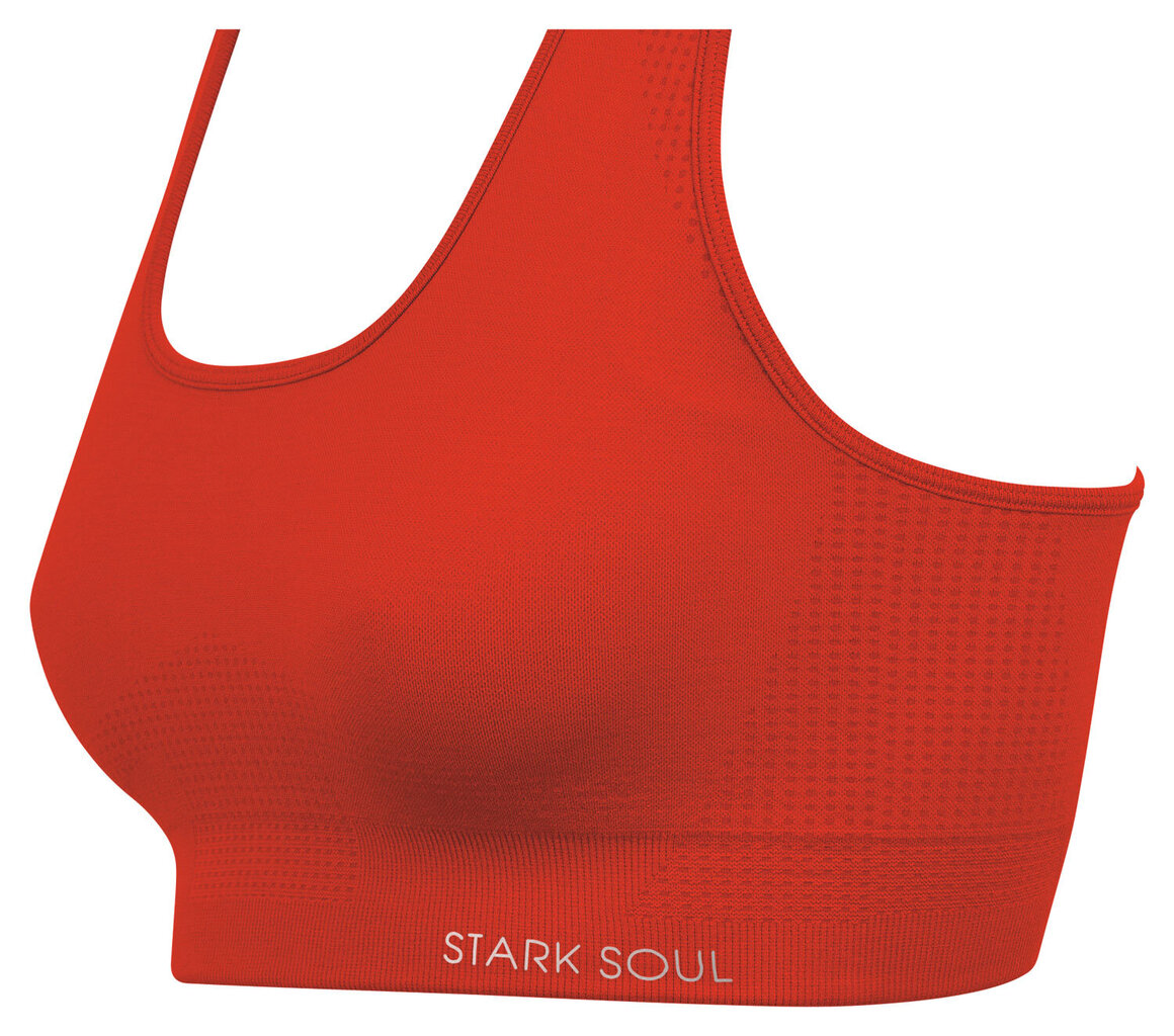 Spordirinnahoidja naistele Stark Soul® seamless microfiber sport bustier 5130, punane цена и информация | Naiste spordiriided | kaup24.ee