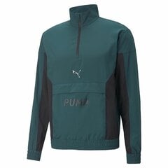 Dressipluus ilma kapuutsita, meeste Puma Fit Woven Training Roheline hind ja info | Meeste pusad | kaup24.ee