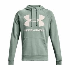 Толстовка с капюшоном мужская Under Armour Rival Big Logo Зеленый цена и информация | Мужские толстовки | kaup24.ee