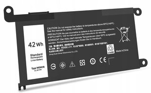 Dell Inspiron Vostr 42WH WDX0R WDXOR 3CRH3 hind ja info | Sülearvuti akud | kaup24.ee