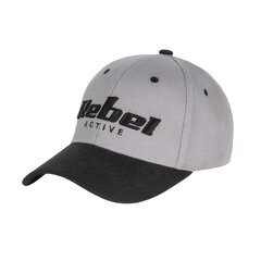 pesapallimüts - rebel active, hall ja must, suurus m LPRBA-7001-LG-M hind ja info | Naiste mütsid ja peapaelad | kaup24.ee