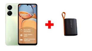 Xiaomi Redmi 13C 4/128GB Clover Green + Xiaomi Sound Pocket 5W hind ja info | Telefonid | kaup24.ee