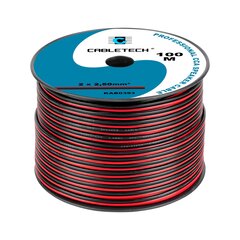 CCA 2,5 мм черный и красный кабель цена и информация | Кабели и провода | kaup24.ee