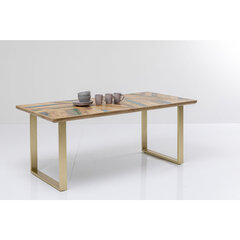 Table Abstract Brass 180x90 цена и информация | Компьютерные, письменные столы | kaup24.ee