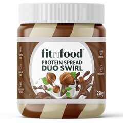 Sarapuupähkli ja valge šokolaadi kreem Fitnfood Duo Swirl, 250 g hind ja info | Hoidised, keedised, konservid | kaup24.ee