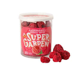 Külmkuivatatud vaarikad Supergarden, 25 g hind ja info | Pähklid, seemned, kuivatatud puuviljad | kaup24.ee