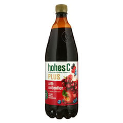 Сок из винограда, аронии и черники с антиоксидантами Hohes C Plus, 100%, 1 л цена и информация | Соки, нектары | kaup24.ee