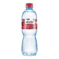Слегка газированная столовая вода со вкусом красных ягод Akvilė, 0.5 л цена и информация | Вода | kaup24.ee