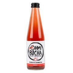 Mahe fermenteeritud teejook Kombucha kirsimaitseline Ohm! Bucha, 350 ml hind ja info | Karastusjoogid | kaup24.ee