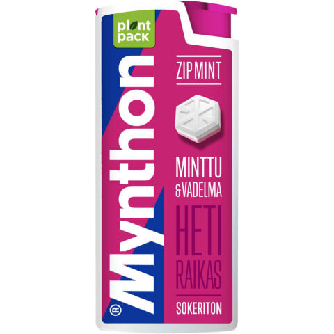 Pastillid Mynthon Zipmint vaarikas, 30 g hind ja info | Maiustused | kaup24.ee