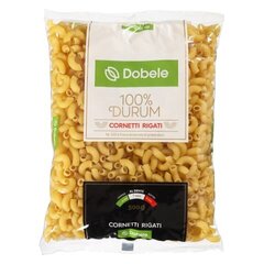 Pasta cornetti rigati Dobele, 500 g hind ja info | Makaronid | kaup24.ee