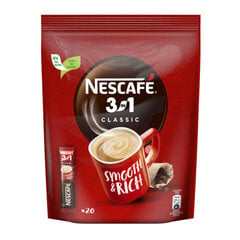 Кофе Nescafe Classic 3в1, 20 x 16.5 г, 330 г цена и информация | Кофе, какао | kaup24.ee