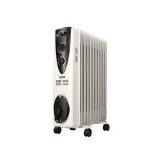 Масляный радиатор (11 секций) EDM 07123 Белый 2500 W цена и информация | Обогреватели | kaup24.ee