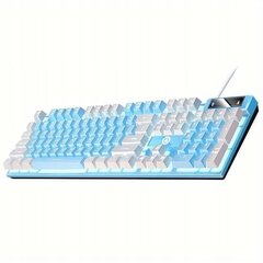 Компьютерная клавиатура со светодиодной подсветкой K500 BLUE цена и информация | Клавиатуры | kaup24.ee