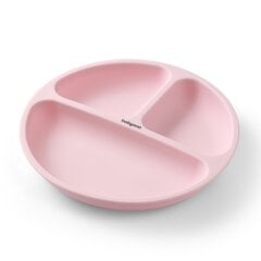 Тарелка нескользящая BabyOno 1482/02, розовая цена и информация | Детская посуда, контейнеры для молока и еды | kaup24.ee