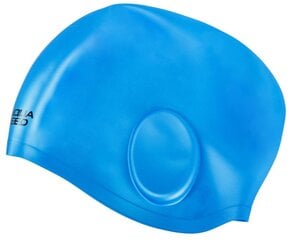 Плавательная шапочка Long Hair Aquaspeed Ear Cap Volume, синяя цена и информация | Шапочки для плавания | kaup24.ee