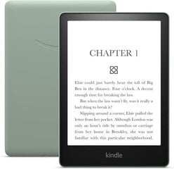 Электронная книга Amazon Kindle Paperwhite, 6,8 дюйма, 16 Гбайт, 11-е поколение, зеленая агава (AMZ-B09TMN58KL) цена и информация | Электронные книги | kaup24.ee