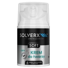 Средство Solverx Soft для лица для мужчин, 50 мл. цена и информация | Кремы для лица | kaup24.ee