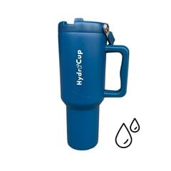 Termokruus kõrrega HydroCup XL, 1200ml, tumesinine hind ja info | Termosed, termostassid | kaup24.ee