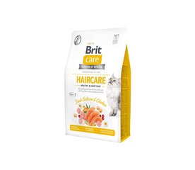 Brit Care Cat GF Haircare сухой корм для кошек, для ухода за шерстью и кожей, 2 кг цена и информация | Сухой корм для кошек | kaup24.ee