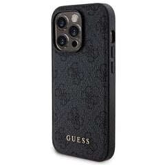 Zestaw Guess GUBPM5P15X4GEMGK iPhone 15 Pro Max 6.7" hardcase + Powerbank 5000mAh MagSafe czarny|black 4G Metal Logo цена и информация | Чехлы для телефонов | kaup24.ee