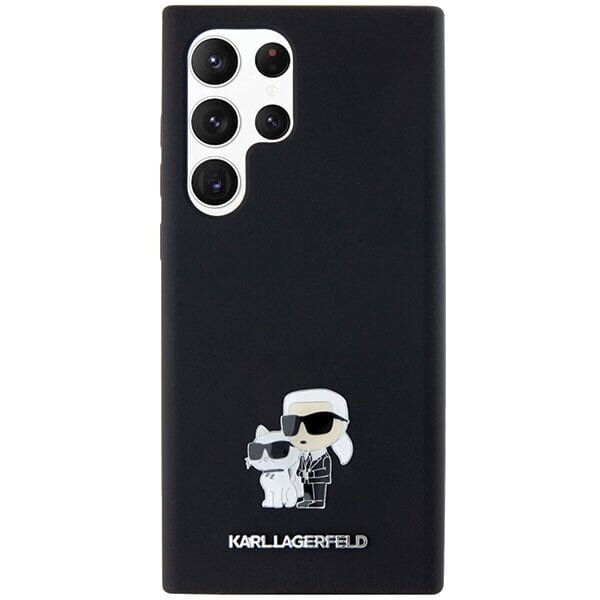 Karl Lagerfeld Silicone Karl & Choupette Metal Pin Hardcase цена и информация | Telefoni kaaned, ümbrised | kaup24.ee