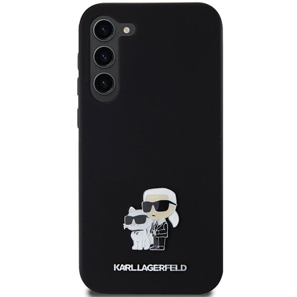 Karl Lagerfeld Silicone Karl & Choupette Metal Pin Hardcase цена и информация | Telefoni kaaned, ümbrised | kaup24.ee