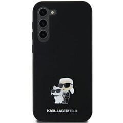 Karl Lagerfeld Silicone Karl&Choupette Metal Pin Hardcase цена и информация | Чехлы для телефонов | kaup24.ee