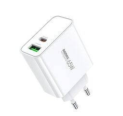 Remax RP-U125 65W USB-C + USB hind ja info | Mobiiltelefonide laadijad | kaup24.ee