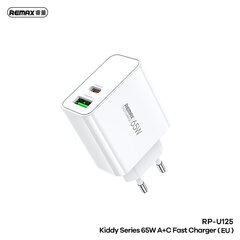 Remax RP-U125 65W USB-C + USB цена и информация | Зарядные устройства для телефонов | kaup24.ee