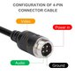 Adapter 4PIN(AIR) Male - RCA Female цена и информация | Parkimisabi süsteemid | kaup24.ee