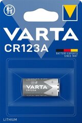 Patarei Varta CR123A 3.0V DL123A ER2/3A CR17345, 10 tk hind ja info | Patareid | kaup24.ee