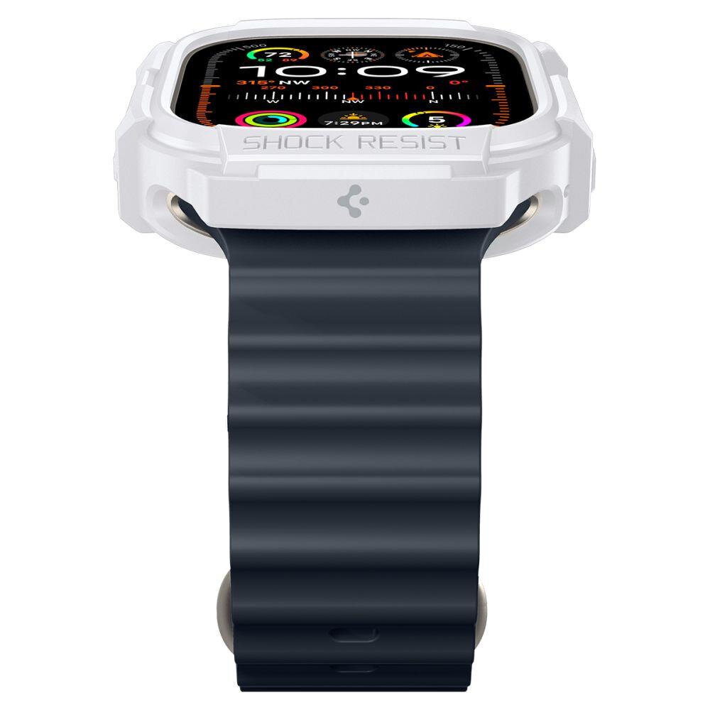 Spigen Rugged Armour ümbris Apple Watch Ultra 1/2 (49 mm) jaoks - valge hind ja info | Nutikellade ja nutivõrude tarvikud | kaup24.ee