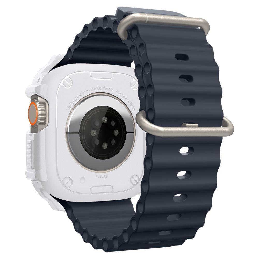 Spigen Rugged Armour ümbris Apple Watch Ultra 1/2 (49 mm) jaoks - valge hind ja info | Nutikellade ja nutivõrude tarvikud | kaup24.ee